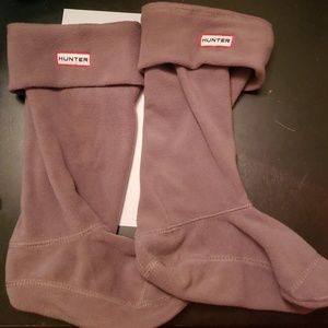 Hunter boot socks, tall, size MM, gray